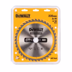 Lame de scie DeWalt DT1955; 235x30 mm; 40T