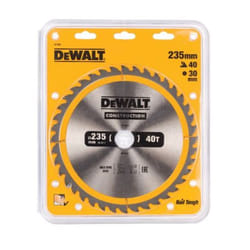 Lame de scie DeWalt DT1955; 235x30 mm; 40T