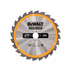 Lame de scie DeWalt; 250x3x30,0 mm; Z24; 10°