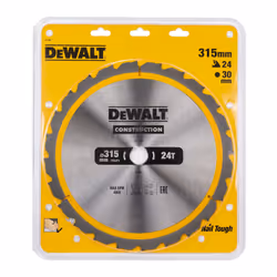 Lame de scie DeWalt DT1961-QZ; 315x30 mm; 24T; 20°