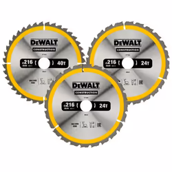 DeWALT DT1962-QZ, Bois, 21,6 cm, 1,7 mm, 7000 tr/min, 2,6 mm, DeWALT