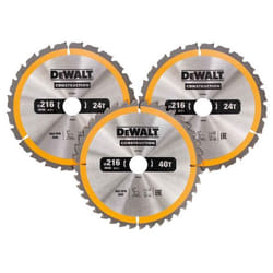 Lame de scie DeWalt DT1963; 250 mm; 2x24T; 1x48T; 3 unités