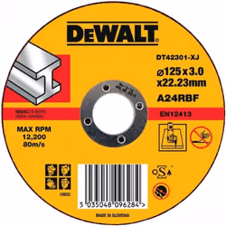 Disque abrasif DeWalt DT42301-XJ; 125x3 mm