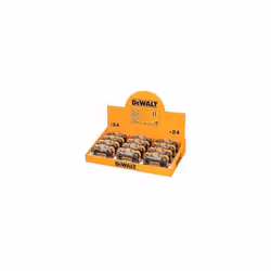DEWALT - Présentoir de 12 coffrets de 24 pièces avec douilles et embouts 25 mm Caractéristiques principales du produit: Embou ...