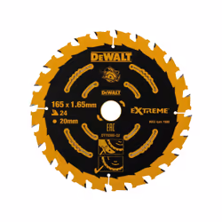 Scie circulaire DeWalt DT10397-QZ; 165x20 mm; T24/T40; 3 unités