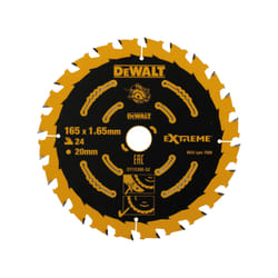 Scie circulaire DeWalt DT10397-QZ; 165x20 mm; T24/T40; 3 unités