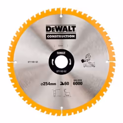 Scie circulaire DeWalt DT1182-QZ; 254 mm