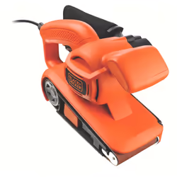 Black &amp; Decker KA86-QS, Ponceuse à bande, 206 mètre par minute, Secteur, 230 V, 3 m, 75 x 145 mm