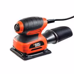 Black &amp; Decker KA400 220W 1/4 Sheet Sander, Ponceuse orbitale, 16000 tr/min, 1,6 mm, 0,8 mm, Secteur, 220 W