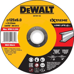 Dewalt - DX7941-AE - disco de desbaste concavo para metal 125 x 6 x 22.23MM