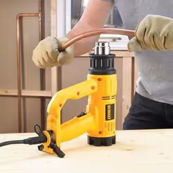 DeWALT D26411 pistolet thermique Pistolet d'air chaud 450 l/min 600 °C 1800 W Jaune - Vue supplémentaire 6