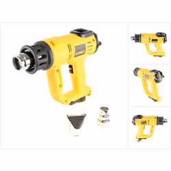Contenu de la livraison: - 1x DeWalt D 26414-QS pistolet à air chaud - 1x buse conique - 1x buse de surface Description du pr ...
