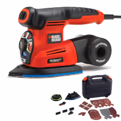 Black &amp; Decker Black+Decker KA280LK-QS - Multilijadora 220W 4 en 1 AutoSelect, velocidad variable, con accesorios para pe ...
