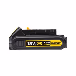 DeWALT DCB181, Batterie, Lithium-Ion (Li-Ion), 1,5 Ah, 18 V, DeWalt, Noir, Jaune