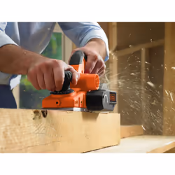 Black & Decker KW750K-QS rabot électrique Noir, Orange 16000 tr/min 750 W