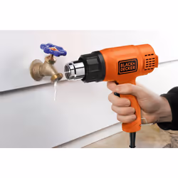 Black & Decker KX1650-QS pistolet thermique 740 l/min 600 °C 1750 W Noir, Orange - Vue supplémentaire 5
