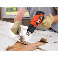 Black & Decker KX2200K-QS pistolet thermique Pistolet d’air chaud 720 l/min 645 °C 2000 W Noir, Orange