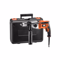Perceuse à percussion électrique Black & Decker KR1102K-QS
