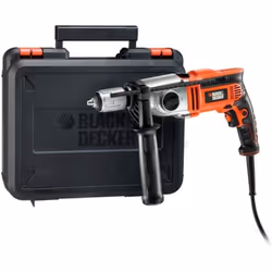 Perceuse à percussion électrique Black & Decker KR8542K-QS