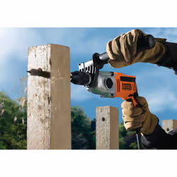 Perceuse à percussion électrique Black & Decker KR8542K-QS