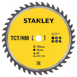 Scie circulaire Stanley STA13145-XJ; 190x16 mm; Z40