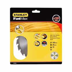 Scie circulaire Stanley STA15320-XJ; 160x20 mm; Z18