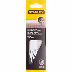 Stanley STA24082-XJ, Lames de scie sabre, Aluminium, Maçonnerie, Métal non Ferreux, Plaque de plâtre, Bois, Acier fortement a ...