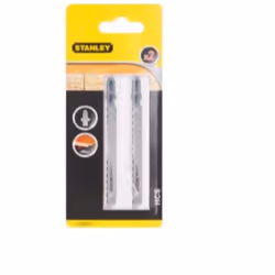 Stanley STA23072-XJ, Lames de scie sauteuse, Bois, Acier fin au carbone, 7,25 cm, 2,5 mm, 4 cm
