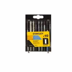 Stanley STA27040-XJ, Lames de scie sauteuse, Métal, Bois, Acier fin au carbone (HCS), acier rapide (HSS), 5 pièce(s), Ampoule