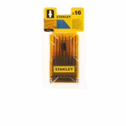 Stanley STA28050-XJ, Lames de scie sauteuse, Métal, Bois, Acier rapide, 10 pièce(s), Ampoule