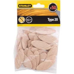 Stanley STA66502 cheville en bois 50 pièce(s) Biscuit