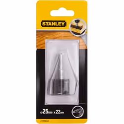 Stanley STA66040-QZ, Couteau en queue d'aronde, Bois, 2,5 cm, 2,2 cm