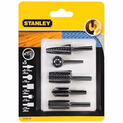 Coffret de forêts pour le bois Stanley STA66190-QZ; 5 unités