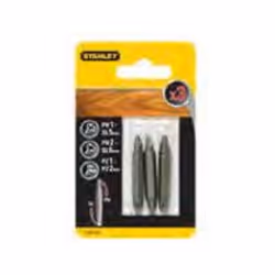 Stanley STA61383, 3 pièce(s), Phillips, Fente, Ph1/Sl5, Sl4/Sl7.2, Ph2/Sl6, 86 mm, Hexagonal