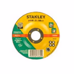 Stanley STA32080-QZ, Disque de coupe, Béton, pierre, Toutes marques, 2,22 cm, 12,5 cm, Multicolore