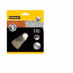 Stanley STA38202-XJ, Lame diamant à rebord turbo, Brique, Granit, 2,22 cm, 11,5 cm, Boîte avec crochet, 1 pièce(s)