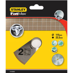 Stanley - Disque à tronçonner diamanté continu 115 mm - Coupes fines dans les carreaux. STA38002-XJ
