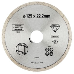 Disque à tronçonner diamanté Stanley STA38007-XJ; 125 mm