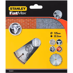 Stanley Disque diamant à bord segmenté pour le béton 125x22.2 STA38107-XJ