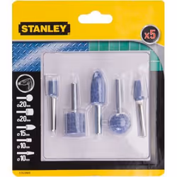 Stanley STA30000-XJ, Disque abrasif, pierre, Toutes marques, Bleu, 2 cm, 5 pièce(s)