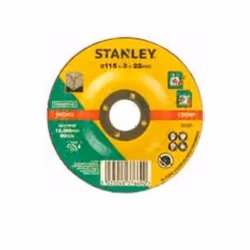 Stanley STA32075-QZ, Disque de coupe, Béton, pierre, Toutes marques, 2,22 cm, 11,5 cm, Multicolore