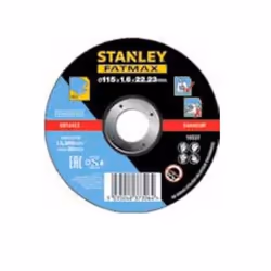 Stanley STA32612-QZ, Disque de coupe, pierre, 2,22 cm, 11,5 cm, Multicolore, 1,6 mm