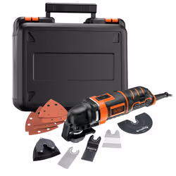 Black &amp; Decker MT300KA-QS, Découpe, Décapage, Polissage, Noir, Orange, 10000 OPM, 22000 OPM, Secteur, 300 W