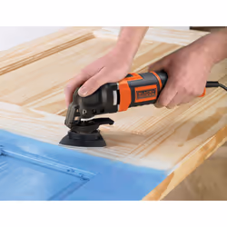 Black & Decker MT300KA-QS outil multi-fonctions oscillant Noir, Orange 300 W 10000 OPM - Vue supplémentaire 10