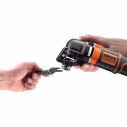 Black & Decker MT300KA-QS outil multi-fonctions oscillant Noir, Orange 300 W 10000 OPM - Vue supplémentaire 12