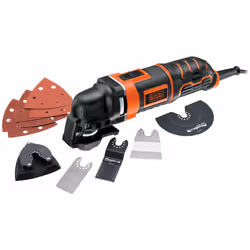 Black & Decker MT300KA-QS outil multi-fonctions oscillant Noir, Orange 300 W 10000 OPM - Vue supplémentaire 9