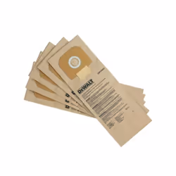 Sacs en papier pour aspirateur DeWalt DWV9401-XJ; 5 unités