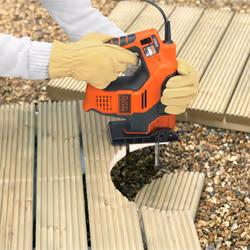 Black & Decker RS890K-QS Scies alternatives 2700 spm 500 W Noir, Orange