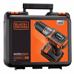 Black & Decker ASD18K-QW perceuse Sans clé Noir, Orange - Vue supplémentaire 5