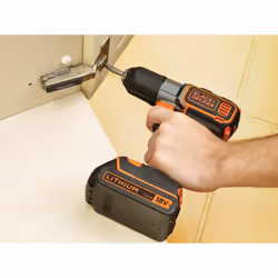 Black & Decker ASD18KB-QW perceuse Noir, Orange - Vue supplémentaire 4
